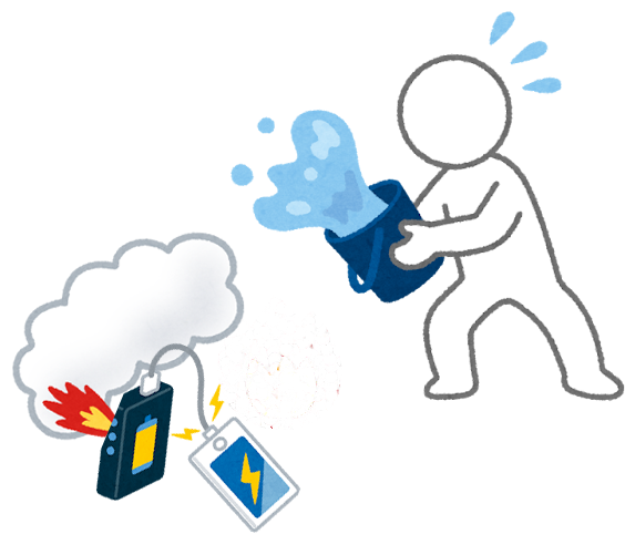 モバイルバッテリー火災